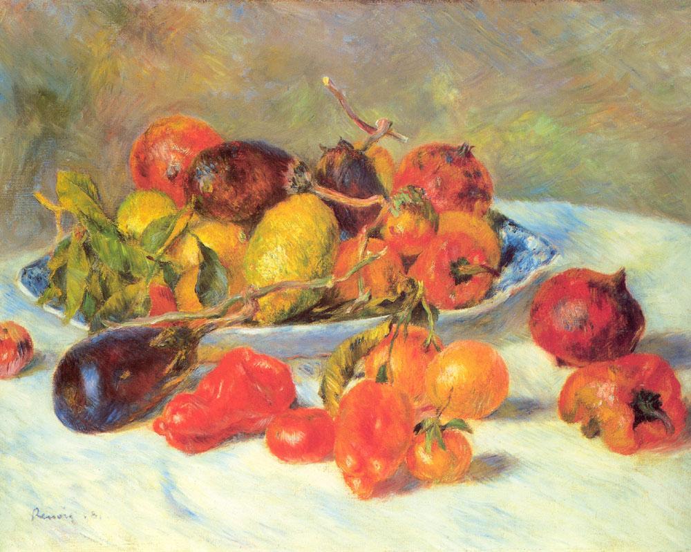 Pierre Auguste Renoir Fruits from the Midi